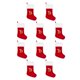 thumbnail image 3 of Kearding Medias navideñas de tejido de precisión rojas: duraderas y de moda para la temporada festiva Variedad Large Red D D roja grande 10Conjunto, 3 of 6