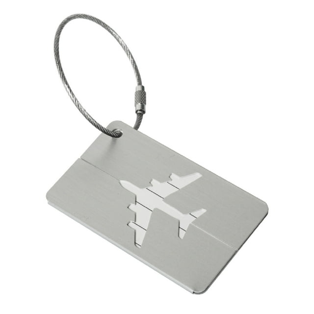 Luggage Tag With Address Tag Suitcase Tag Aluminum Luggage Tag Luggage Tag Suitcase For Quick Find Travel Bag Bag Suitcase Clothes Vacuum Sealer Travel Clothes Storage Vacuum Bags Small Earphone