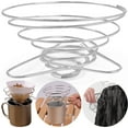 thumbnail image 6 of Yucurem Stainless Steel Collapsible Pour Over Coffee Dripper Coffee Cone Dripper Camping Kitchen Utensils (B), 6 of 10