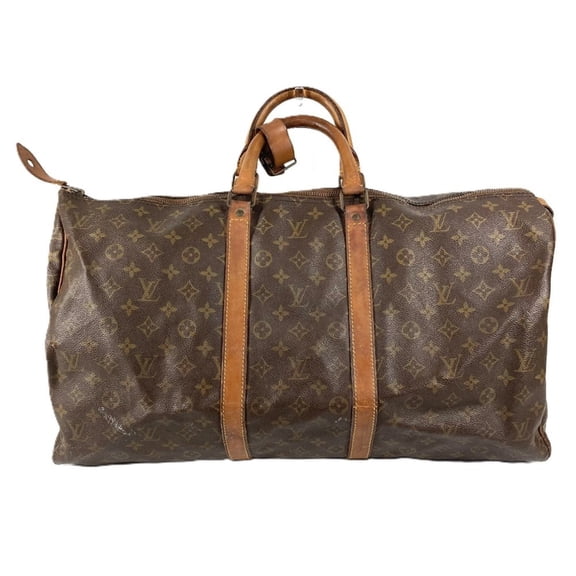 Pre-Owned LOUIS VUITTON M41424 Monogram Keepall 55 (Old Model) Handbag, Travel Bag, Boston...