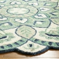 thumbnail image 3 of SAFAVIEH Novelty Mordikai Floral Area Rug, Ivory/Blue, 3' x 3' Round, 3 of 7