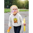 thumbnail image 2 of Funny Unicorn Donut V Hoodie Toddler -Image by Shutterstock,  5 Toddler, 2 of 4