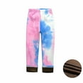 thumbnail image 4 of Fouhkni Baby Girls Clothes Fall Winter Printed Fleece Lined Leggings Kids Thick Thermal Comfy Tights, 4 of 8