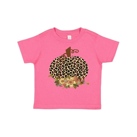 

Inktastic Cheetah Print Pumpkin Gift Toddler Boy or Toddler Girl T-Shirt