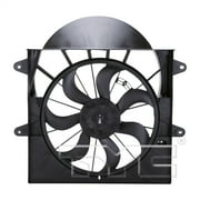 TYC 621220 Dual Radiator and Condenser Fan Assembly for Chrysler 5143208AA im Fits 2006 Jeep Commander