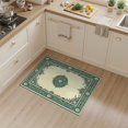 thumbnail image 2 of ODIKA 3'x5' Washable Accent Rug Graphic Vintage Men Currency Hundred Motifs Funky Bathroom Designer for Bedside, Nursery Room, Pet Friendly & Non-Shedding, 2 of 7