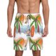 thumbnail image 1 of Balery Gnome and Surfing Pantalones cortos de pijama de punto de algodón para hombre con cinturilla y bolsillos-Small, 1 of 6