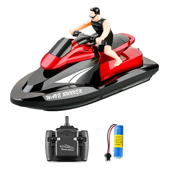 20km/h Dual Motor RC Boat High Speed Water Cooled Vehicle High-Speed Drift Car Model Rechargeable for Children red 1 battery
