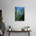 thumbnail image 2 of GREATBIGCANVAS Upper and Lower Yosemite Falls, Canvas Wall Art Print, Waterfall Home Decor Artwork, 16"x24", 2 of 8