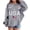 Grey, variant on LNMQLPDBS Girls Graphic Hoodie Casual Long Sleeve Pullover Hooded Sweatshirt with Kangaroo Pocket 4th of July Patriotic Outfit for Kids Tween Girl Top