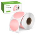 thumbnail image 1 of Etiquetas adhesivas térmicas Nelko Genuine Pink Circle 750 de 5 cm, 1 of 6