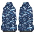 thumbnail image 2 of Fotbe Blue Bus Pattern Automotive Seat Covers for Cars Trucks and SUVs – Car Seat Covers for Front Seats,Protective Seat Covers,Vehicle Seat Covers, Set of 2, 2 of 9