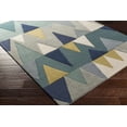 thumbnail image 4 of BoutiqueRugs Deatsville Contemporary Area Rug - Blue, Tan, Navy - 10' Square, 4 of 11