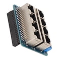 thumbnail image 1 of Módulo de ruptura ANGGREK 8 puertos RJ45 PCB para RPi 4B 1B+ 3B 3B+, 1 of 8