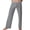 Grey, variant on Joernso Casual Men Solid Color Drawstring Homewear Yoga Pants Loose Pajama Trousers