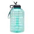 thumbnail image 1 of Hidratación de botella de agua grande de 3,78 l con recordatorio de marcador de tiempo motivacional BANYUO Hogar, 1 of 1