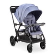 thumbnail image 1 of Joovy Caboose RS Sit & Stand Double Stroller for Children Up to 55 lb. with All-Terrain Wheels, UPF50+ Sun Canopy & Magnetic 5-Point Safety Harnesses, Slate, 1 of 5