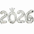 thumbnail image 1 of 40 Inch 2026 Numbers Balloon New Years Eve Graduation Birthday Party Decorations, 1 of 8