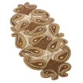 thumbnail image 1 of SARO 5806.GL1635 16 x 35 Po Paisley Perlé Design Table Runner Or, 1 of 1