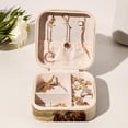 thumbnail image 6 of Elk Revival Travel Portable Square Jewelry Box Organizer for Girls and Women with Ring Earring Necklace Bracelet Storage Display Case Holder, 6 of 6