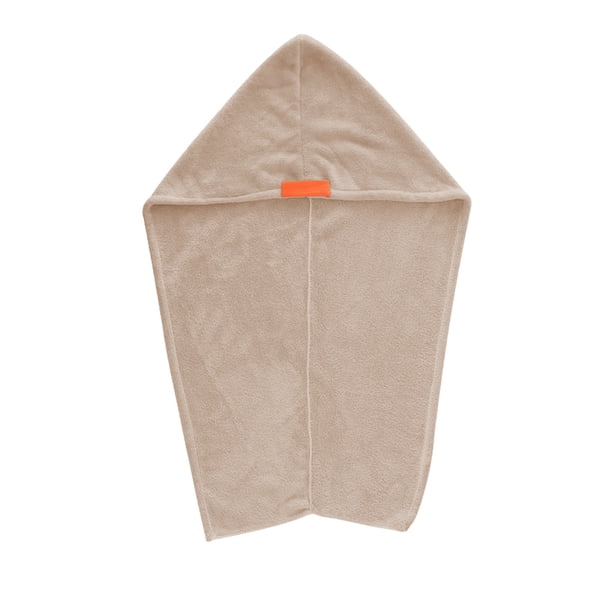 Toalla de secado de pelo de coral suave y absorbente, ideal para usar como turbante o envoltura para el cabello después de la ducha. Diseño simple de color sólido, ideal para usar en el baño.