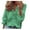 Green, variant on Zerlibeaful Long Sleeve Blouses Button-Down Shirts for Women Summer Ruffle V-Neck Solid Print Casual Dressy T-Shirt Tops