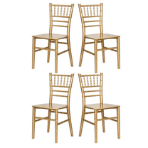Kids Gold ToughResin™ Chiavari Chair - Sold in Sets of 4 by Chivari
