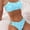 01, variant on Women's Bikini Sets Ribbed Two Piece Swimsuits Bathing Suit Side Tie Thong Swimwear