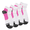 Pink, variant on 15-20mmHg Elastic Pressure Compression Ankle Socks Men Women Trail Running Cycling Sports Socks, 2 Pairs