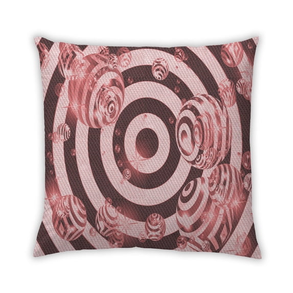 Ahgly Company Outdoor Square Contemporary Throw Pillow, 18 inch by 18 inch