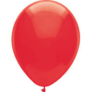 Way To Celebrate 12" All Occasion Red Balloons, 15 Count