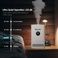 thumbnail image 4 of Costway 3.5L Quiet Top Fill Air Humidifier w/ 3-Level Mist Timer Sleep Mode for Bedroom, 4 of 10