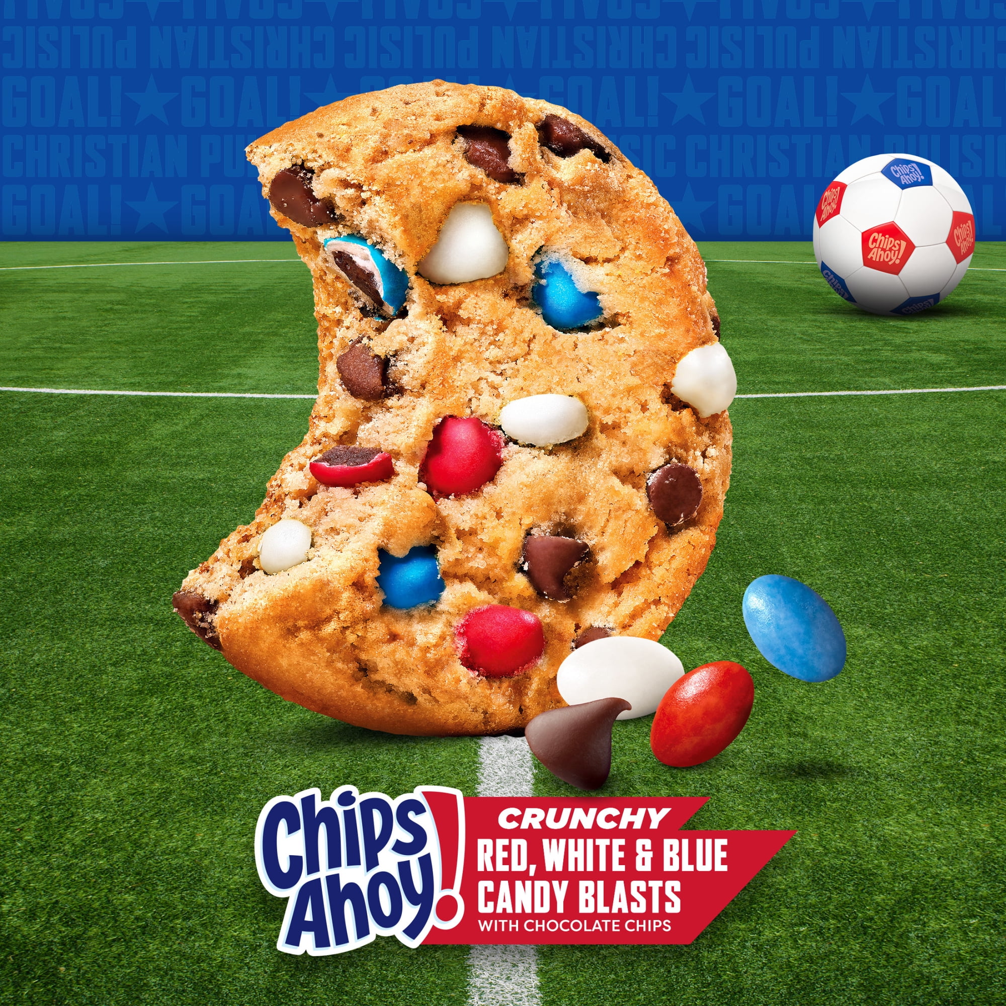 6 paquetes - CHIPS AHOY! Galletas crujientes rojas, blancas y azules con explosión de dulces y chispas de chocolate, 9.5 oz 3