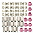 thumbnail image 2 of de consumibles de boquils de antorcha de corte de para antorcha de corte Wsd60, cobre galvanizado, repuestos 90PCS Macarena Juegos de cortadores de plasma, 2 of 7