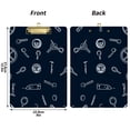 thumbnail image 5 of FORMRS Acrylic Clipboard with Low Profile Clip Standard A4 Letter Size, 12.5" x 9", Component Pattern, 5 of 8