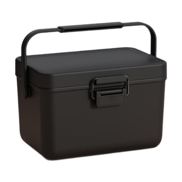 Container portátil personal de la caja más enfriador para la playa de barbacoa comercial Negro