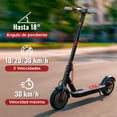 thumbnail image 2 of Scooter Eléctrico X Rush Negro Plegable 500W 30 km/h con Batería de Litio, App Tuya y Pantalla LCD, 2 of 8
