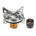 thumbnail image 3 of Roeam Portable Adjustable Propane Stove with Base for 1 Pound Propane Cylinder Outdoor Camping Hiking Backpacking Survival, 3 of 8
