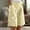 Beige, variant on Zedker Shorts for Women Casual Printed Half Shorts Pants Summer Elastic Waist Buttons Casual Pockets Pants Army Green XL