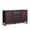 Black, variant on Teamson Home Hatteras 56" W Sideboard Cabinet with 2 Rattan Inlay Doors & 3 Drawers, Adjustable Shelf & Generous Storage in Coastal Modern Style, Solid Pine Frames & MDF with Rattan, Natural Finish