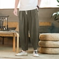 thumbnail image 2 of Vedolay Sweatpants with Pockets Men 2023 Multi Pocket Casual Pants Hiking Pants Khaki,M, 2 of 4