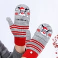 thumbnail image 2 of Gants Sans Doigts Mode Doux Demi-Doigts Flip Top Gants pour Noël, 2 of 10