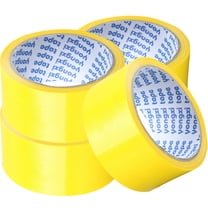 WASHWEPE Tape Yellow 4 Rolls 1.9In 51In Long Polyethylene