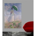 thumbnail image 2 of Wallhogs Monet Woman with a Parasol Turned to the Right (1886) Wall Mural, 2 of 2