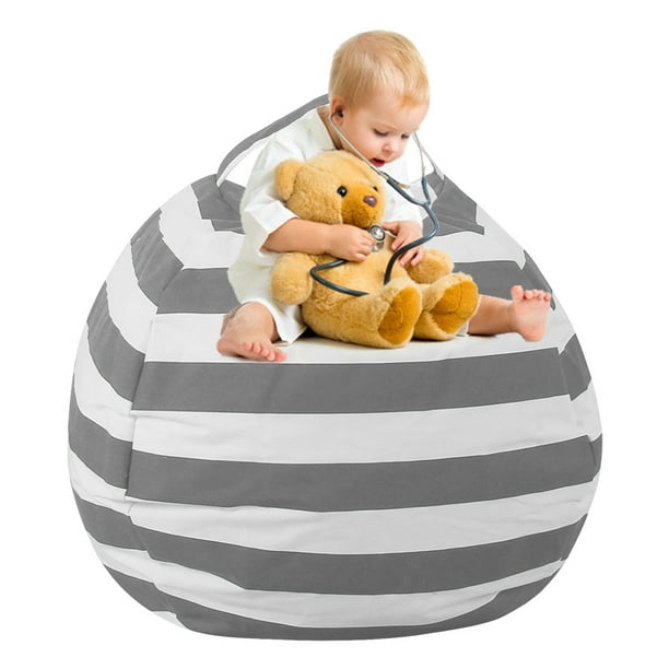 Harupink EXTRA LARGE Stuffed Animal Toy Storage Bean Bag Bean Cover Soft Seat NO FILLING 