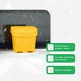 thumbnail image 4 of FCMP Outdoor 31 Gal Salt, Sand Storage Box Deck Container for Patio, Yellow, 4 of 11