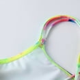 thumbnail image 7 of Girls Swimsuit Teen Kids Summer Swimsuit All Color Tie Dye Style Rainbow Color Hot Spring Beach Wear Bathing Suits for Girls Yellow 8 Years-9 Years, 7 of 7