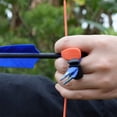 thumbnail image 5 of New Archery Finger Tab Protector Left Hand Leather Shooting Tab for Recurve Bow, 5 of 7