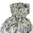 thumbnail image 1 of Plutus PB16428-8090-TC 80x 90 in. Full Size Rabbit Fur Handmade Throw - Ivory & Gray, 1 of 1