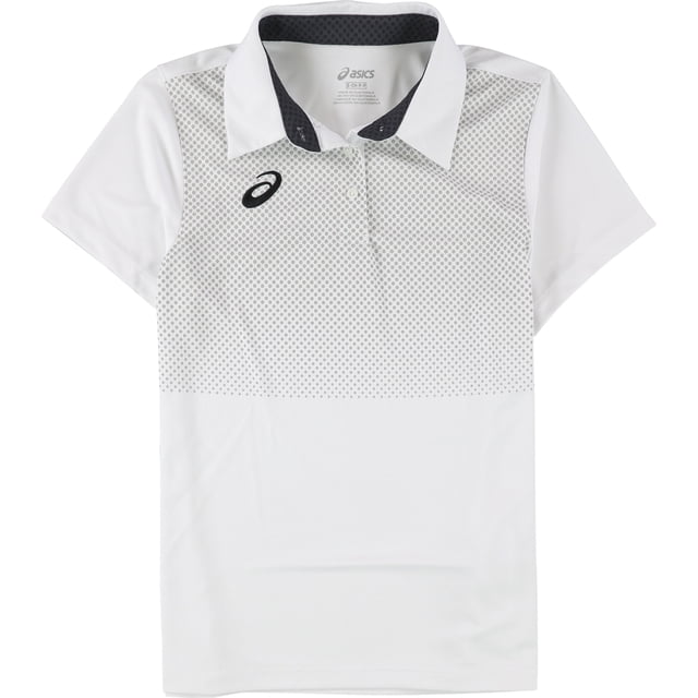 ASICS Womens Hex Polo Shirt, white, XS